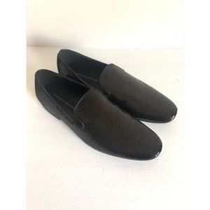 Giorgio Brutini Men's black sequin loafers 10